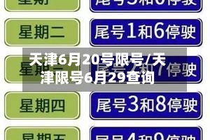天津6月20号限号/天津限号6月29查询-第2张图片