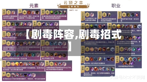 【剧毒阵容,剧毒招式】-第2张图片
