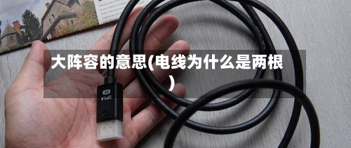 大阵容的意思(电线为什么是两根)