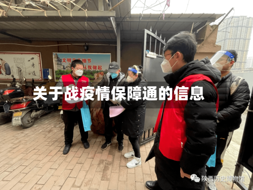 关于战疫情保障通的信息