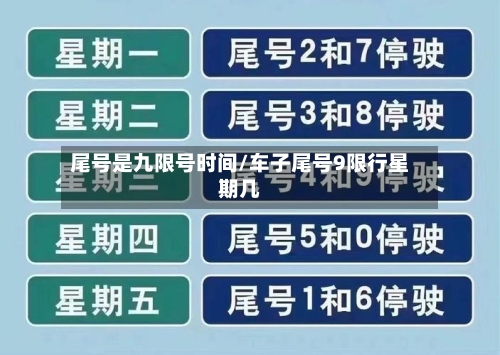 尾号是九限号时间/车子尾号9限行星期几-第2张图片