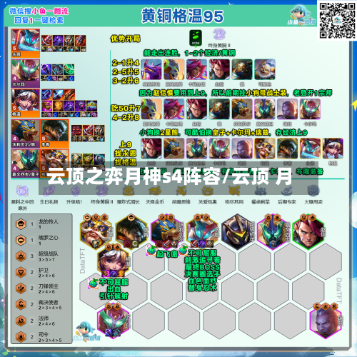 云顶之弈月神s4阵容/云顶 月