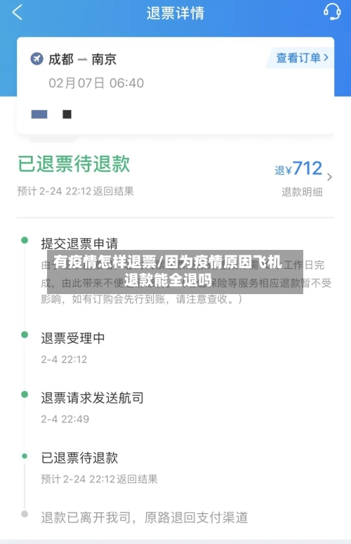 有疫情怎样退票/因为疫情原因飞机退款能全退吗-第2张图片