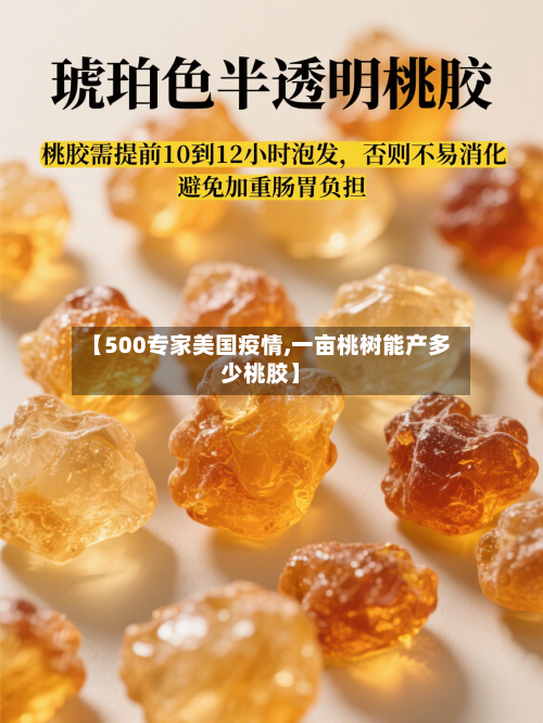 【500专家美国疫情,一亩桃树能产多少桃胶】