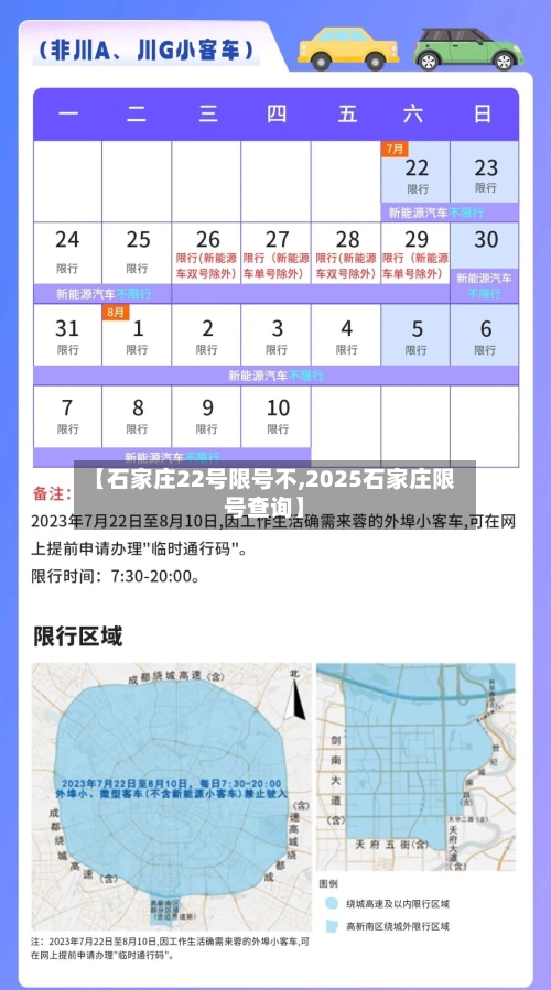 【石家庄22号限号不,2025石家庄限号查询】