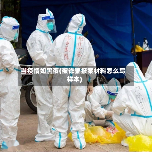 当疫情如黑夜(被诈骗报案材料怎么写样本)-第3张图片