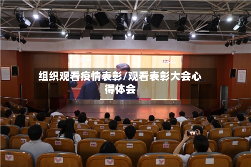 组织观看疫情表彰/观看表彰大会心得体会-第3张图片
