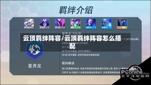 云顶羁绊阵容/云顶羁绊阵容怎么搭配-第2张图片