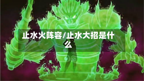 止水火阵容/止水大招是什么