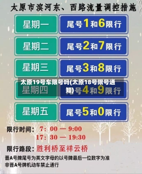 太原19号车限号吗(太原18号限号通知)-第2张图片