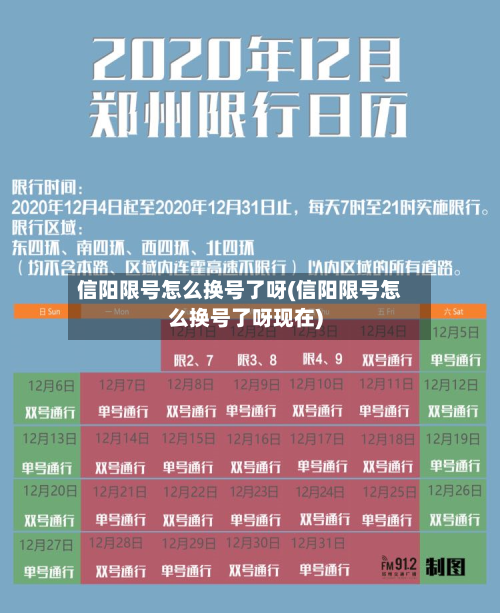 信阳限号怎么换号了呀(信阳限号怎么换号了呀现在)