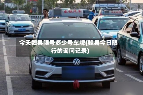 今天魏县限号多少号车牌(魏县今日限行的询问记录)
