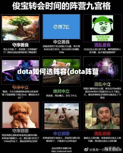 dota如何选阵容(dota阵营)