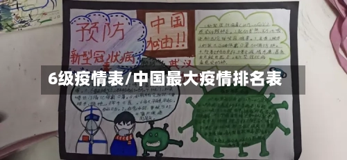 6级疫情表/中国最大疫情排名表