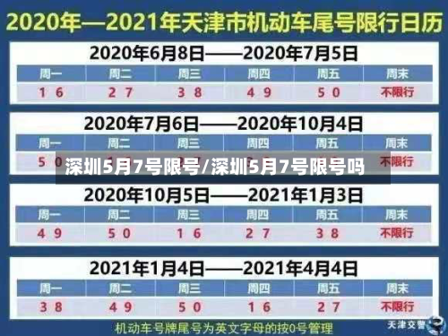 深圳5月7号限号/深圳5月7号限号吗-第2张图片