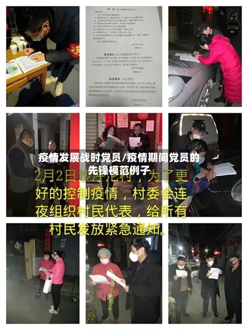 疫情发展战时党员/疫情期间党员的先锋模范例子