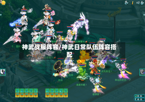 神武战服阵容/神武日常队伍阵容搭配