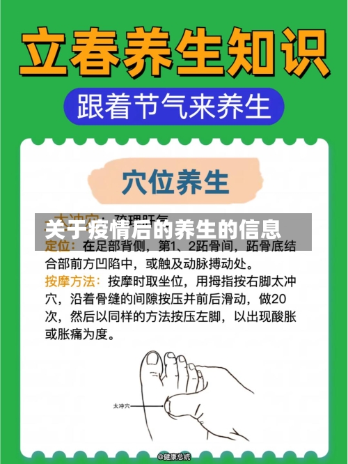 关于疫情后的养生的信息