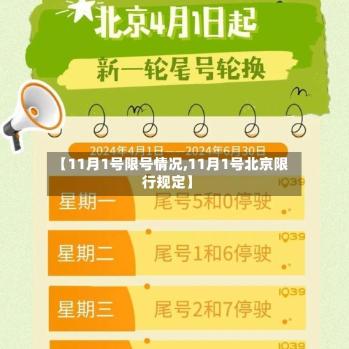 【11月1号限号情况,11月1号北京限行规定】-第2张图片