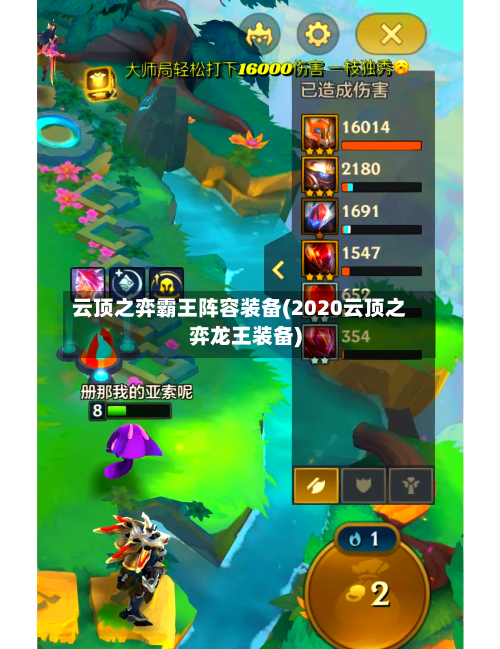 云顶之弈霸王阵容装备(2020云顶之弈龙王装备)