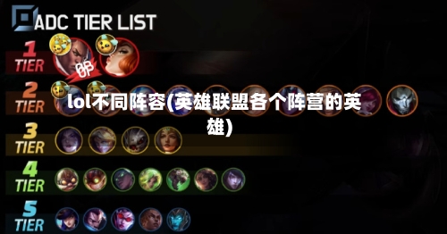 lol不同阵容(英雄联盟各个阵营的英雄)-第2张图片
