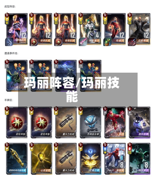 玛丽阵容/玛丽技能