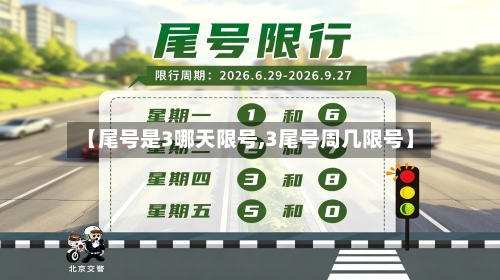 【尾号是3哪天限号,3尾号周几限号】