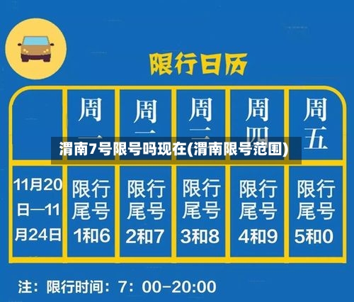 渭南7号限号吗现在(渭南限号范围)-第2张图片