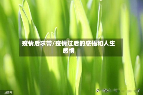 疫情后求带/疫情过后的感悟和人生感悟-第2张图片