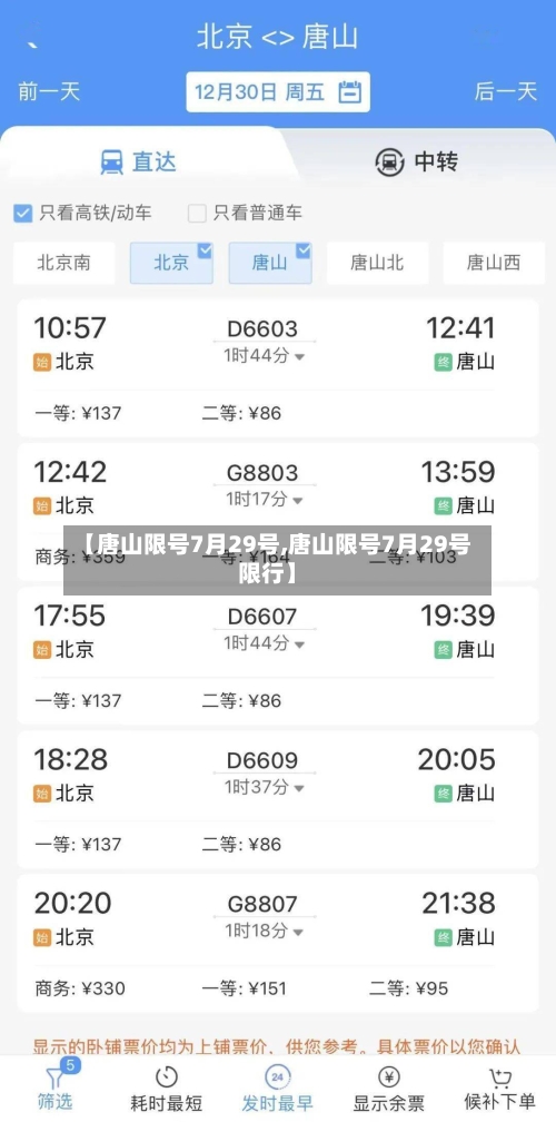 【唐山限号7月29号,唐山限号7月29号限行】-第2张图片