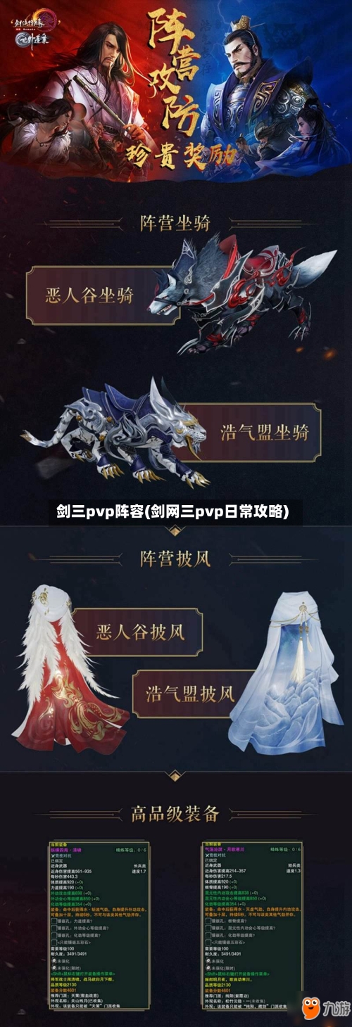 剑三pvp阵容(剑网三pvp日常攻略)-第3张图片