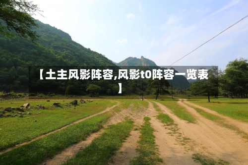 【土主风影阵容,风影t0阵容一览表】-第3张图片
