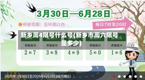 新乡周4限号什么号(新乡市周六限号是多少)-第3张图片
