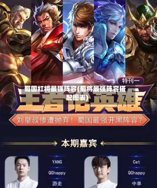 蜀国红将最强阵容(蜀将最强阵容搭配图表)-第3张图片