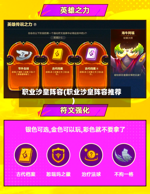 职业沙皇阵容(职业沙皇阵容推荐)-第2张图片
