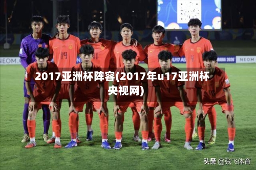 2017亚洲杯阵容(2017年u17亚洲杯央视网)