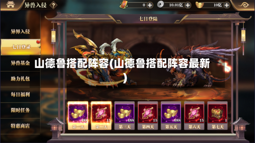山德鲁搭配阵容(山德鲁搭配阵容最新)