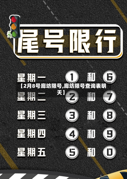 【2月8号廊坊限号,廊坊限号查询表明天】-第3张图片