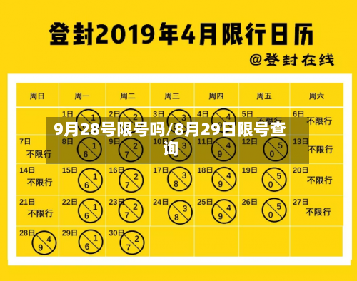 9月28号限号吗/8月29日限号查询-第3张图片
