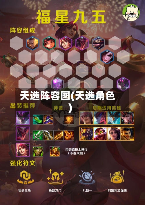 天选阵容图(天选角色)-第2张图片