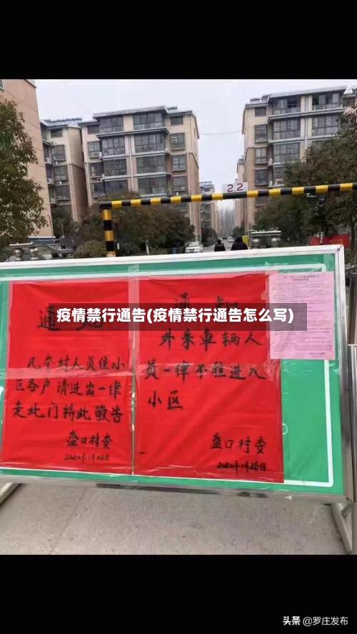 疫情禁行通告(疫情禁行通告怎么写)
