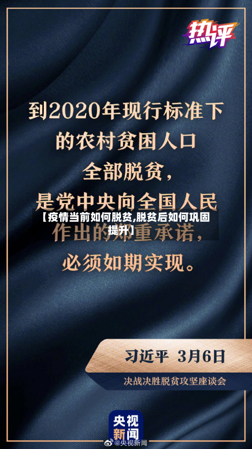 【疫情当前如何脱贫,脱贫后如何巩固提升】-第3张图片