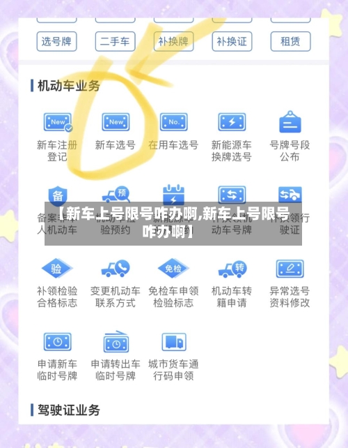 【新车上号限号咋办啊,新车上号限号咋办啊】-第2张图片