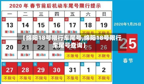 【绵阳18号限行车尾号,绵阳18号限行车尾号查询】