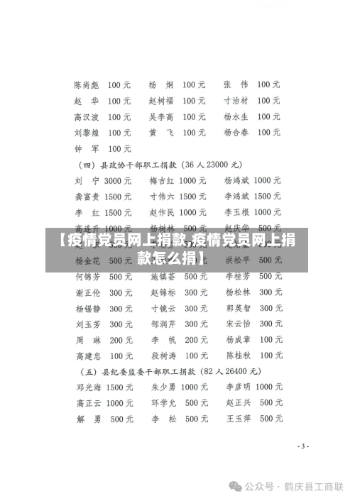 【疫情党员网上捐款,疫情党员网上捐款怎么捐】