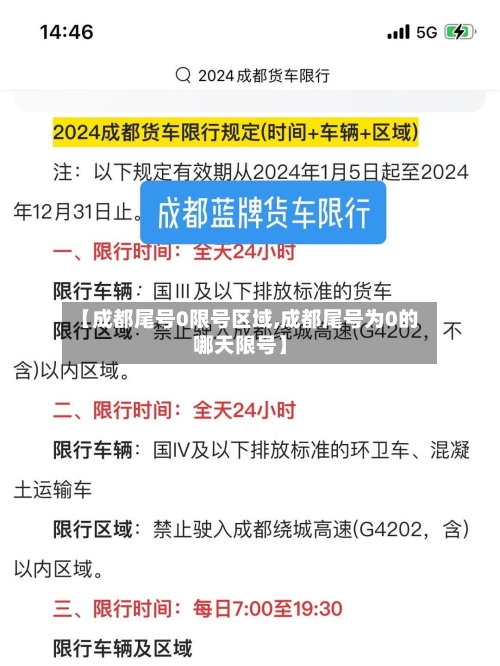 【成都尾号0限号区域,成都尾号为0的哪天限号】-第3张图片