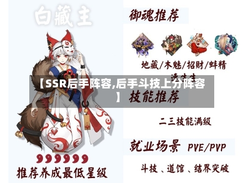【SSR后手阵容,后手斗技上分阵容】-第2张图片