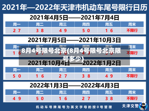 8月4号限号北京(8月4号限号北京限号多少)-第2张图片