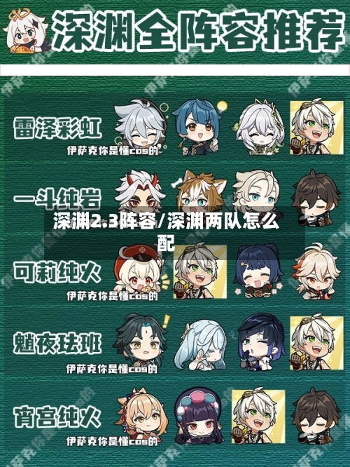 深渊2.3阵容/深渊两队怎么配-第3张图片