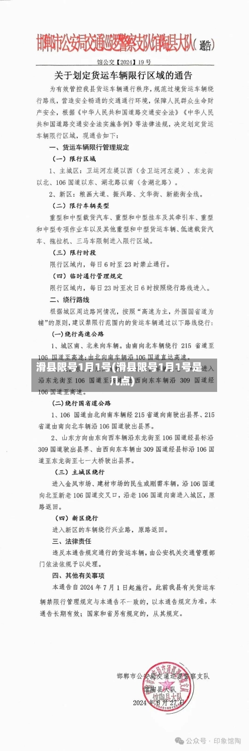 滑县限号1月1号(滑县限号1月1号是几点)-第2张图片